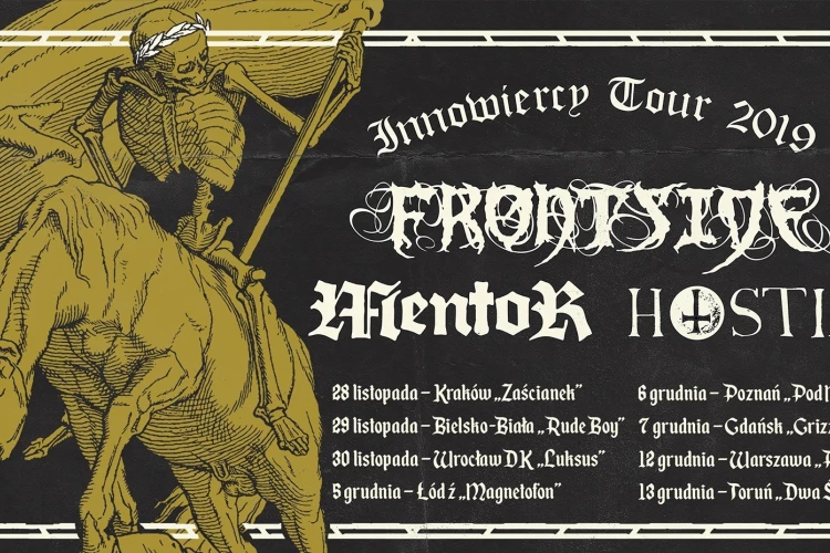 Klub Studio - Frontside + Mentor + Hostia "Innowiercy Tour" klubzascianek - Frontside + Mentor + Hostia "Innowiercy Tour"