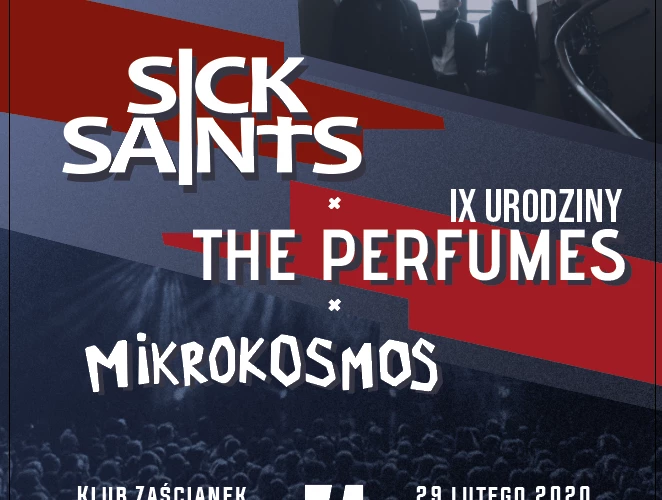 Klub Studio - The Perfumes + Sick Saints + Mikrokosmos klubzascianek - The Perfumes + Sick Saints + Mikrokosmos