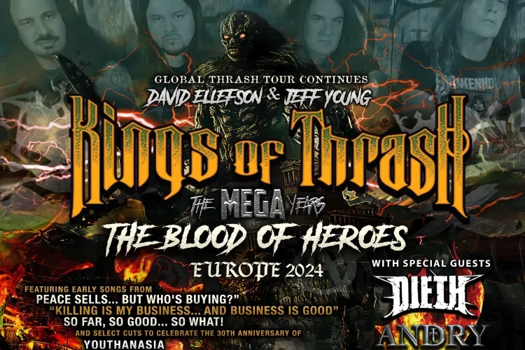 Klub Studio - DAVID ELLEFSON & JEFF YOUNG KINGS OF THRASH “The Mega Years" + DIETH & ANDRY klubzascianek - DAVID ELLEFSON & JEFF YOUNG KINGS OF THRASH “The Mega Years" + DIETH & ANDRY