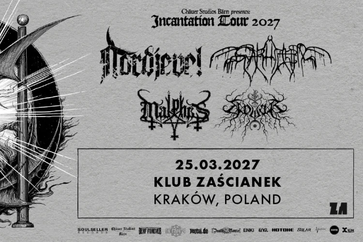 klubzascianek - Nordjevel, Svarttjern, Malphas, Unviar Incantation Tour 2027