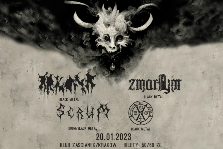 Klub Studio - Arkona, Zmarłym, Downfall of Gods, Scrum klubzascianek - Arkona, Zmarłym, Downfall of Gods, Scrum
