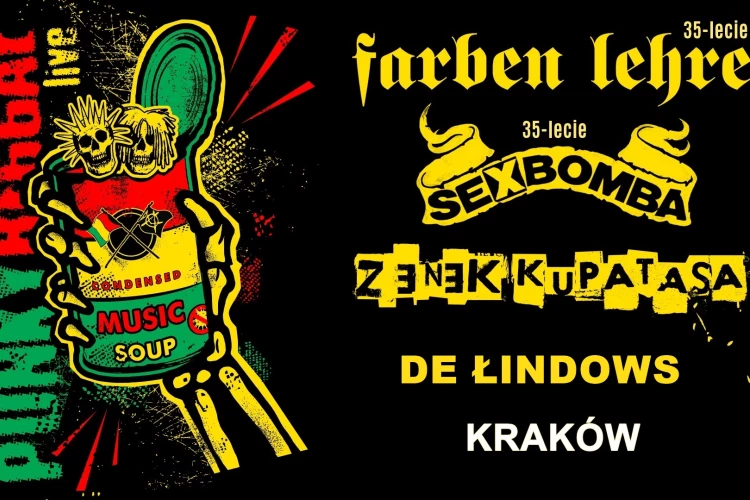 Klub Studio - PUNKY REGGAE live 2021: Farben Lehre + SexBomba + Zenek klubzascianek - PUNKY REGGAE live 2021: Farben Lehre + SexBomba + Zenek