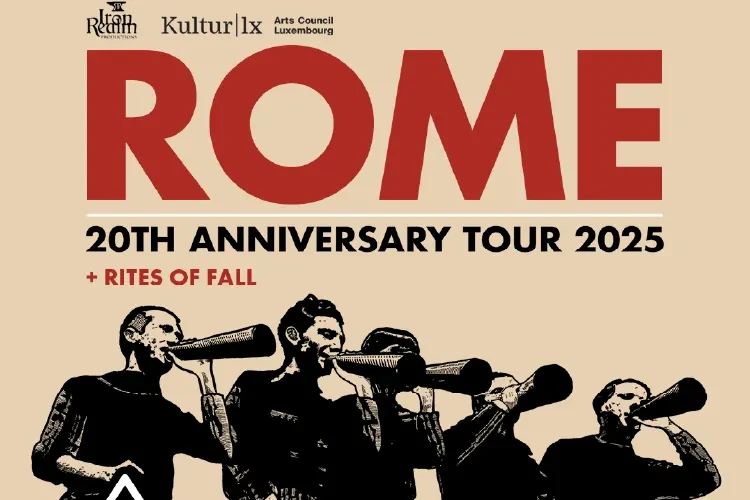 Klub Studio - ROME 20th anniversary tour 2025 + Rites of Fall klubzascianek - ROME 20th anniversary tour 2025 + Rites of Fall